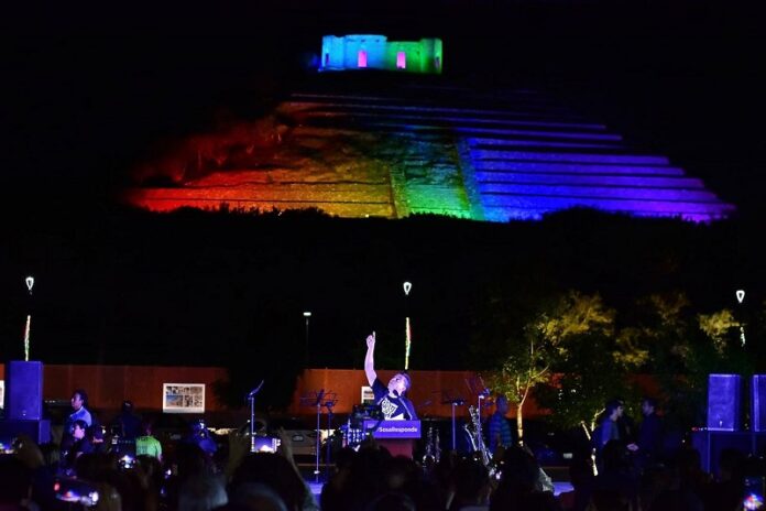 La pirámide podrá ser vista desde diferentes puntos de la ciudad gracias a la instalación de 102 equipos de iluminación led