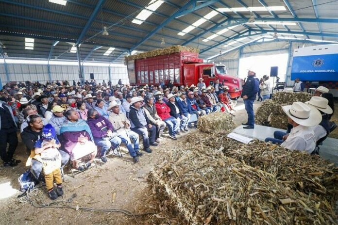 Entrega de apoyos a productores de San Juan del Río, iniciativa de Roberto Cabrera