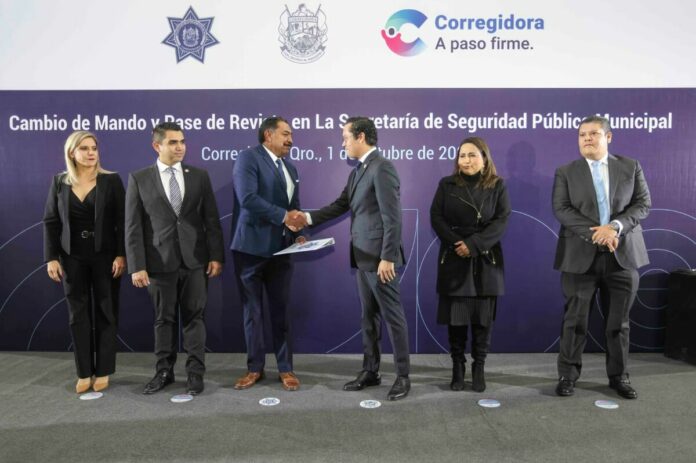 Encabeza Chepe Guerrero cambio de mando de la Secretaría de Seguridad Pública Municipal