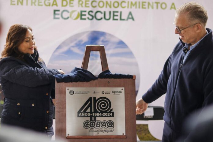 Nombran al COBAQ Plantel 10 San Juan del Río como “Ecoescuela”