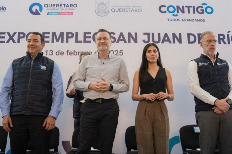 Mauricio Kuri inaugura primera Expo Empleo en San Juan del RíoEl evento reúne a 45 empresas y ofrece 1,200 vacantes como parte de la estrategia para impulsar el empleo formal en Querétaro