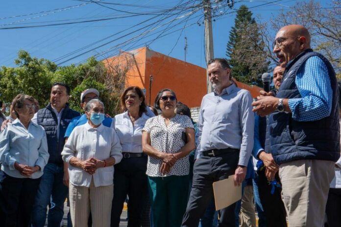 Mauricio Kuri entrega mejoras en infraestructura urbana en el centro de San Juan del Río