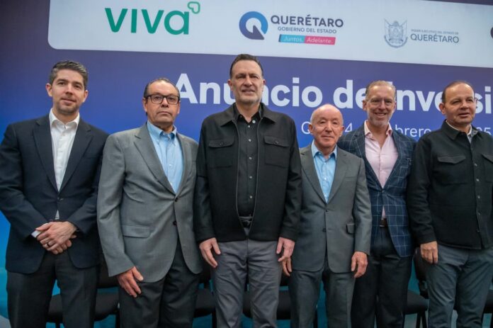 Participa Gobernador en el anuncio de inversión de Viva por 4 mmdp para la construcción de un nuevo hangar
