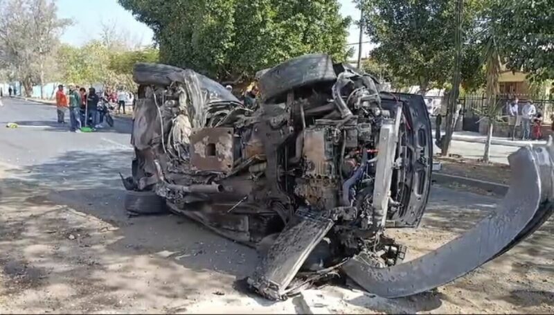 Conductor resulta gravemente herido en competencia de arrancones en San Juan del Río