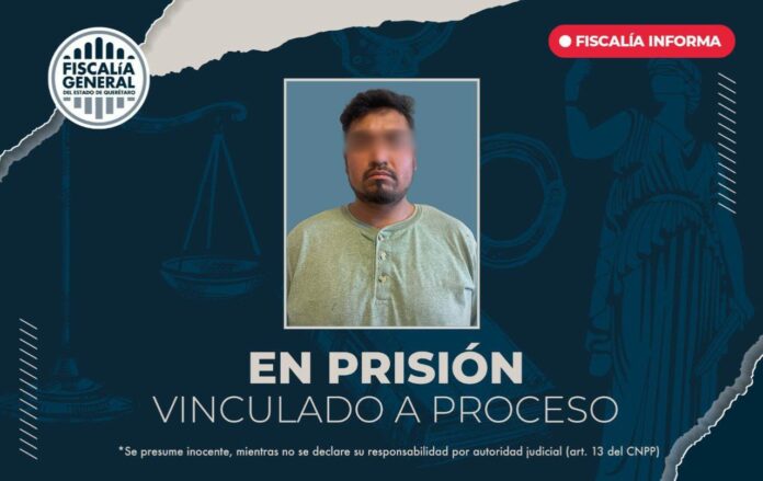 Fiscalía logra prisión preventiva para implicado en homicidio calificado en Tequisquiapan