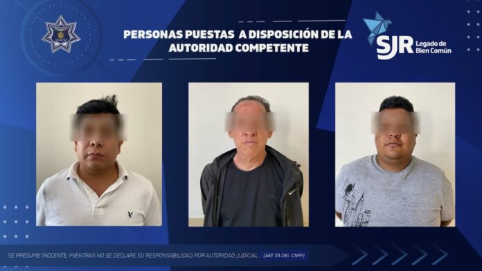 Detiene Policía Municipal de San Juan del Río a banda delictiva por robo con violencia a cuentahabiente