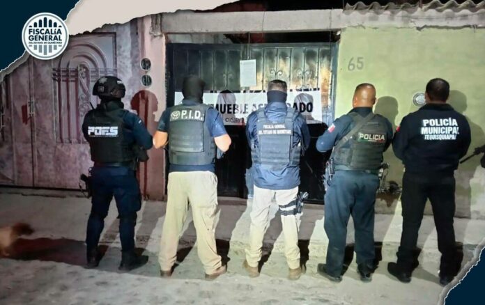 Fiscalía detiene a ocho personas en operativo antidrogas en Tequisquiapan