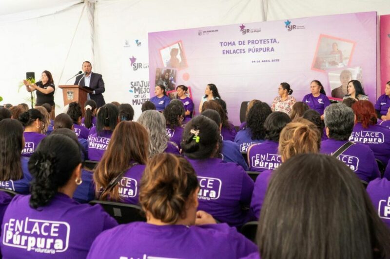 San Juan del Río fortalece red de protección a mujeres con 120 nuevas "Enlaces Púrpura"