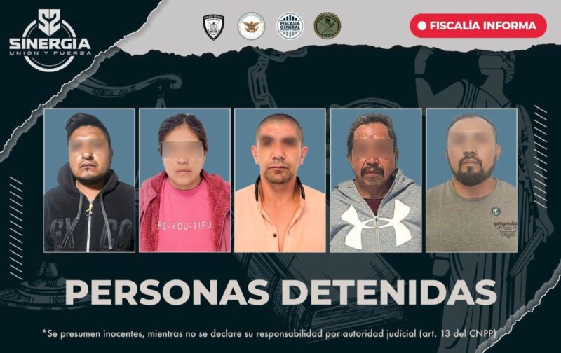 Detenidas 13 personas durante cateos en San Juan del Río y Amealco