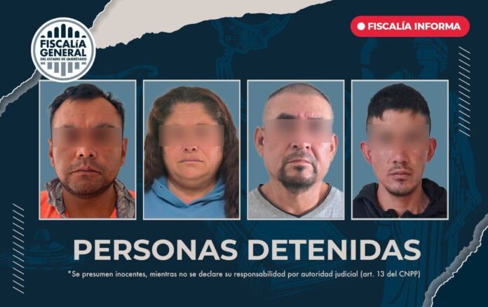 Detiene Fiscalía a 4 Personas por delitos contra la salud en cateos en Huimilpan