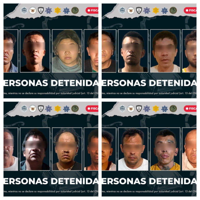 Detienen a 16 personas en Operativo Conjunto de Seguridad en Querétaro