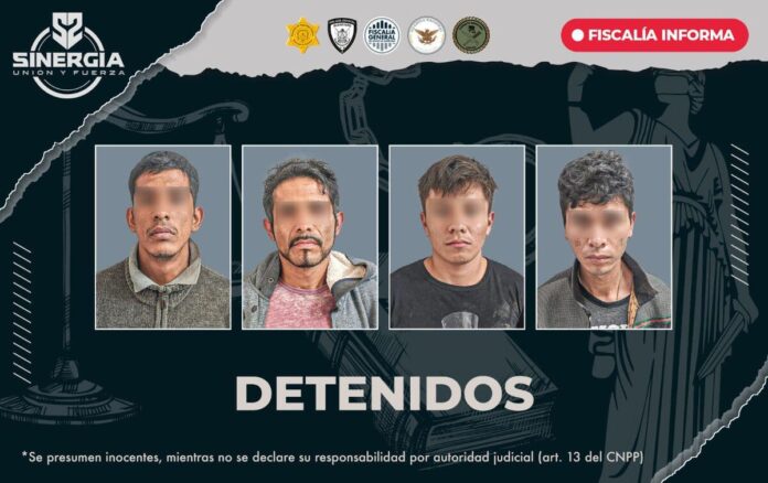 Detienen a cuatro personas por delitos contra la salud en Lomas de Casa Blanca