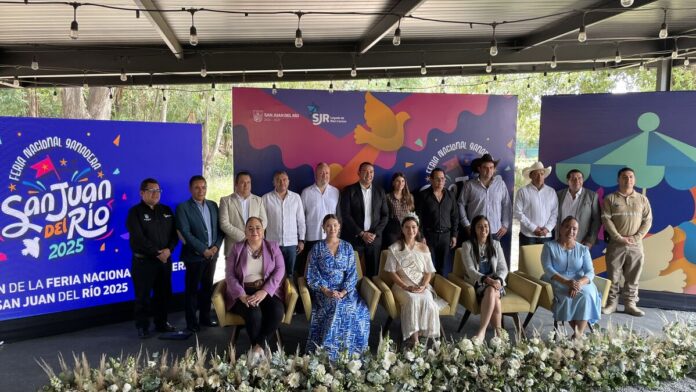 Presentan elenco artístico de la Feria Nacional Ganadera San Juan del Río 2025