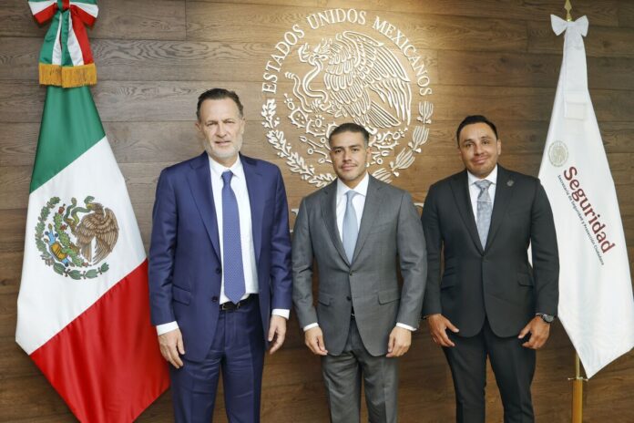 Mauricio Kuri y Omar García Harfuch reafirman coordinación por seguridad de Querétaro