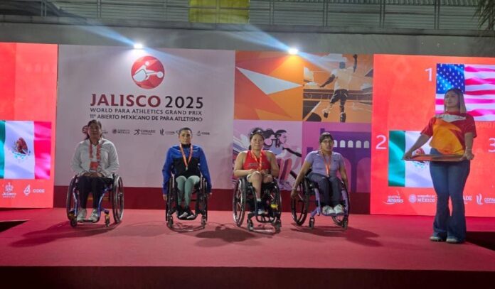 Paratletas de Querétaro ganan 9 medallas en evento internacional en Jalisco