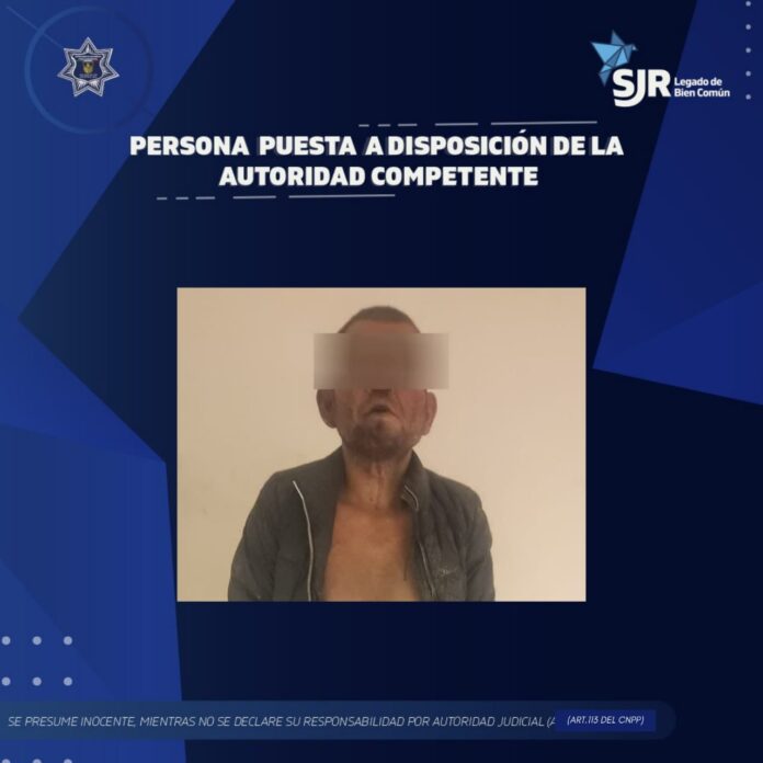 Policías de San Juan del Río aseguran a sujeto por allanamiento en Los Arrayanes