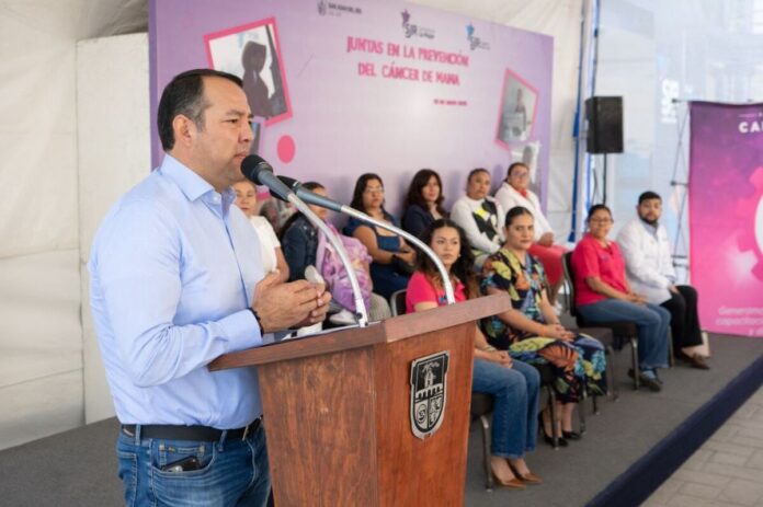 Presidente Roberto Cabrera dio inicio a la toma de 180 muestras gratis para detectar cáncer en SJR