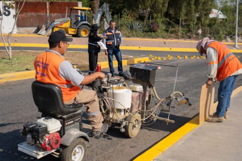 San Juan del Río inicia programa de Dignificación Vial en Bulevar Sara Pérez Romero