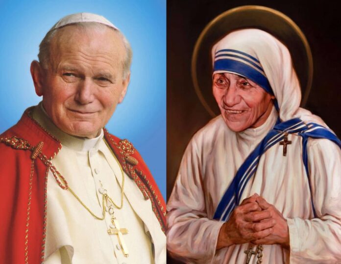Visitarán SJR reliquias de Juan Pablo II y Teresa de Calcuta