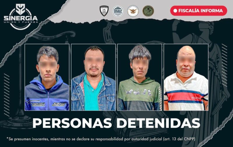 FGE Detiene a 8 Personas en Cateos por Narcomenudeo en Pedro Escobedo
