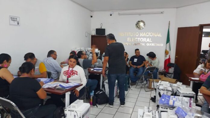 INE San Juan del Río cierra hoy el conteo de votos para la Suprema Corte