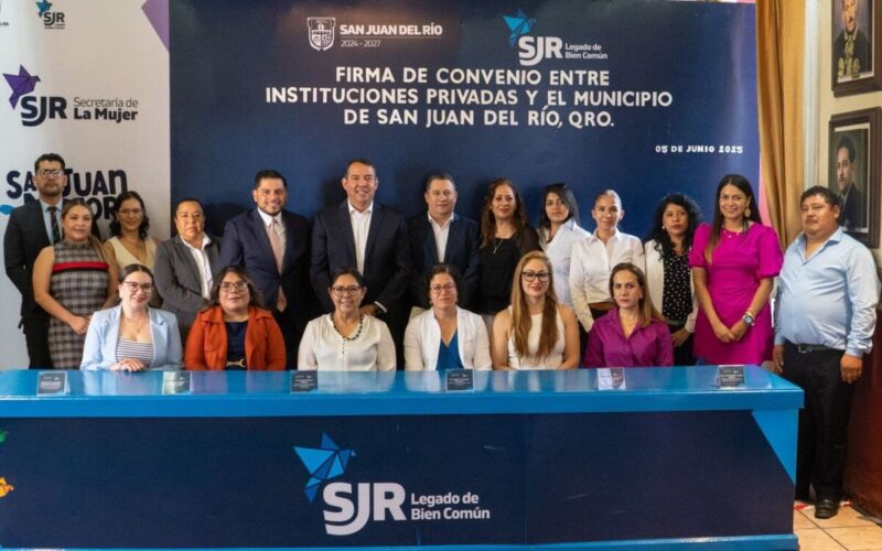 San Juan del Río firma convenios para ofrecer asesoría jurídica y salud con precios preferenciales