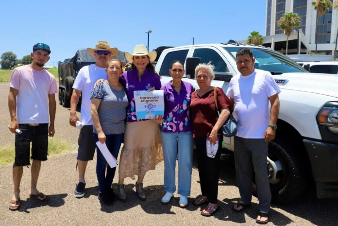 Secretaría de las Mujeres participa en registro de Caravana Migrante de Verano