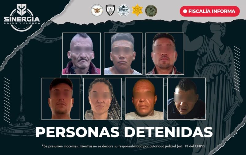 Fiscalía realiza 19 cateos y asegura a 13 personas en Zona Metropolitana de Querétaro