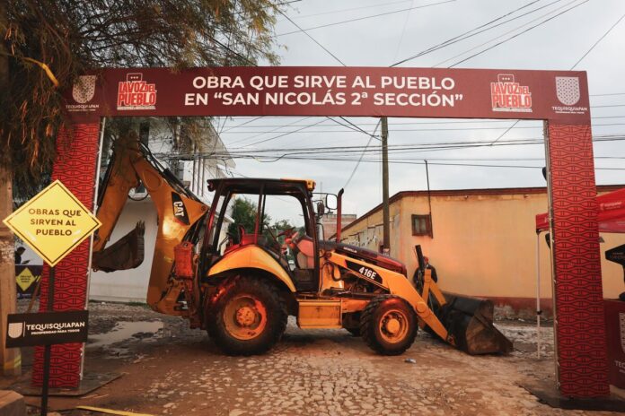 Municipio de Tequisquiapan inicia obra de drenaje en San Nicolás