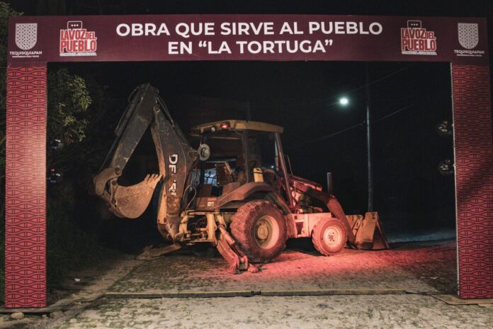 Municipio de Tequisquiapan inicia obra de pavimentación en La Tortuga