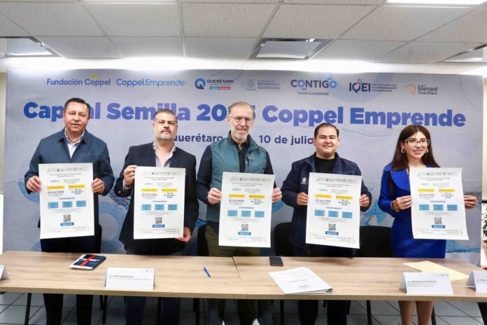 Querétaro Lanza convocatoria de Capital Semilla Coppel Emprende 2025