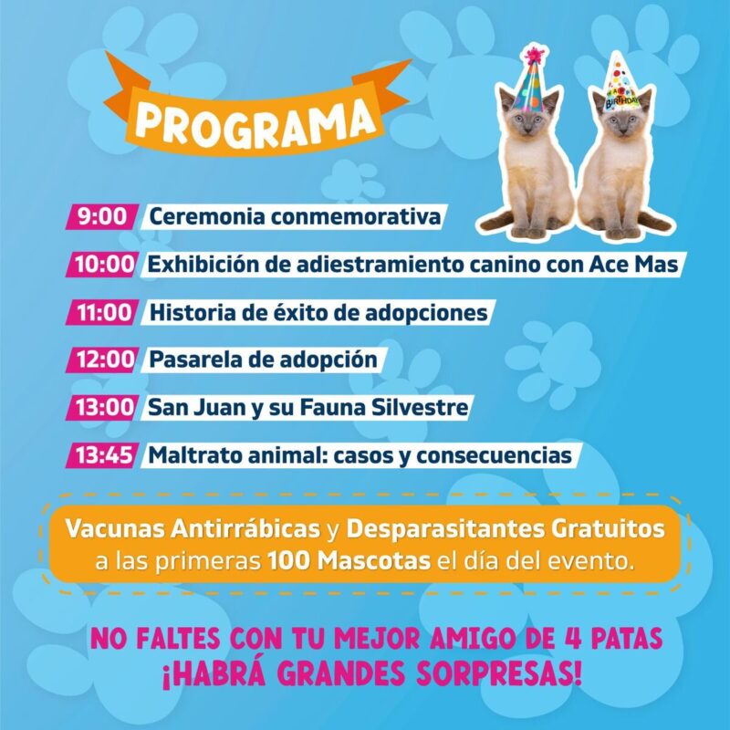 Cuidado Animal San Juan del Río invita a celebrar su 5to aniversario