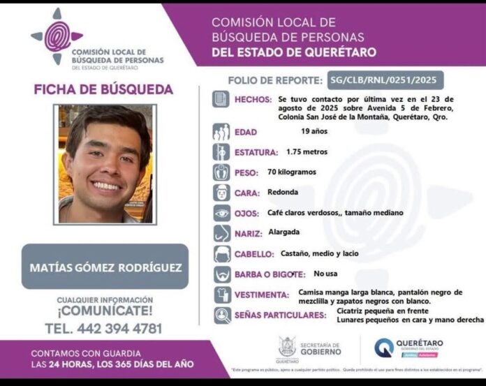 Confirman hallazgo de joven desaparecido por las lluvias en Querétaro