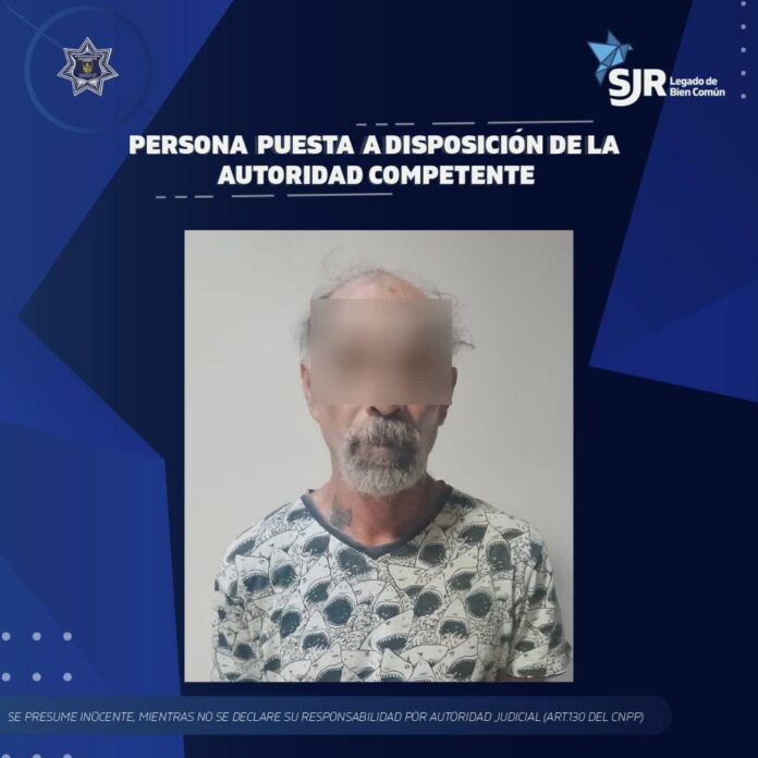 Policía de SJR detiene a hombre por allanamiento de morada y amenazas