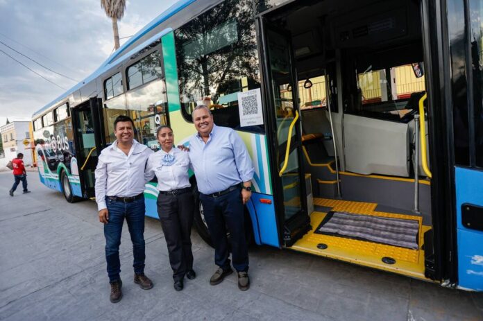 Qrobus amplía su cobertura y llega a El Vegil, Huimilpan