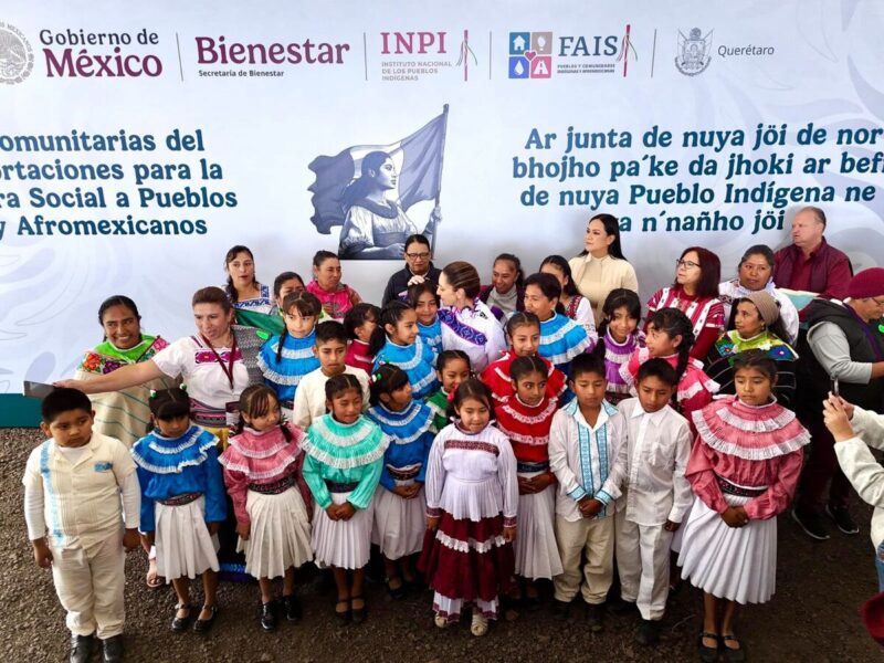 Amealco recibe a la presidenta Sheinbaum; anuncian inversión millonaria para pueblos indígenas