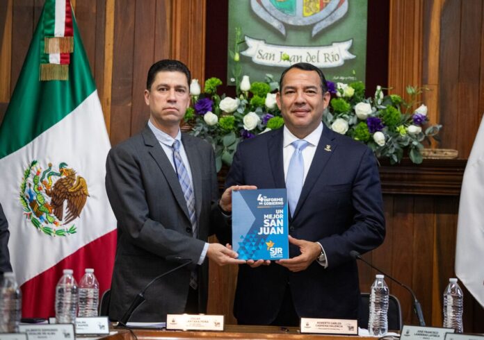 Presenta Roberto Cabrera su Cuarto Informe de Gobierno en San Juan del Río
