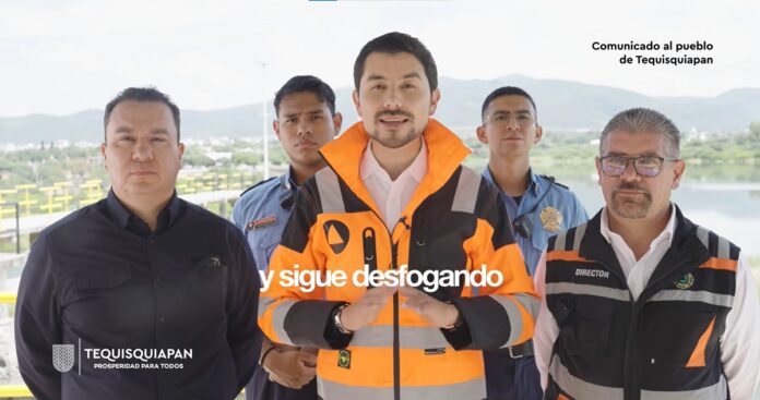 Alertan a ciudadanos de Tequisquiapan por posible desborde de presa Centenario