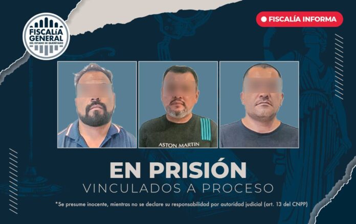 Detenidos y en prisión 3 personas por robo a cuentahabiente