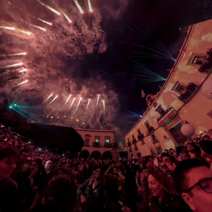 Más de 19 mil 500 personas asistieron a los festejos patrios en Querétaro