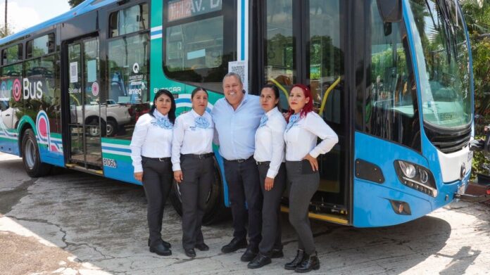 Nuevas unidades Qrobus para la ruta L57 en Corregidora
