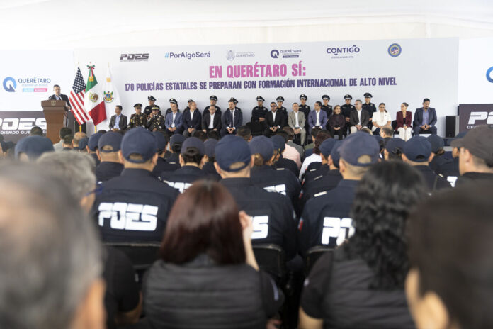 Policía Estatal de Querétaro se capacita con formación internacional