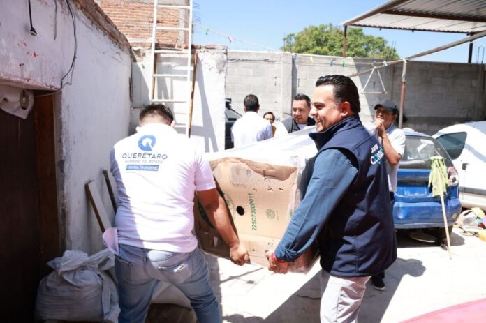 SEDESOQ finaliza entrega de enseres a familias afectadas por las lluvias