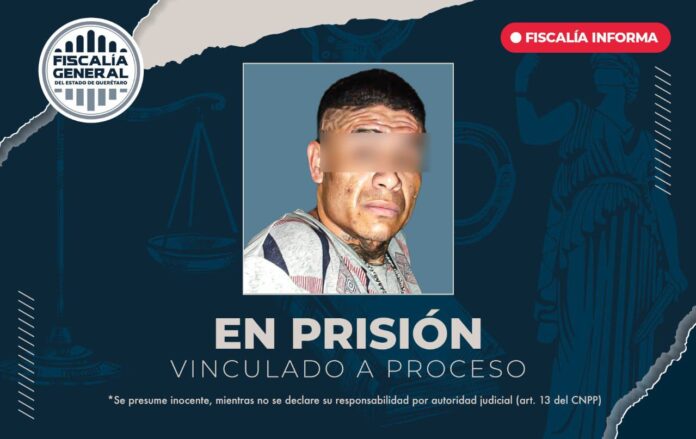 Fiscalía logra prisión para sujeto por homicidio calificado y robo en Corregidora