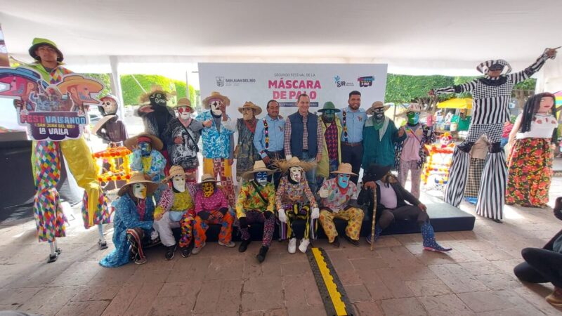 Anuncian Segundo Festival de la Máscara de Palo en La Valla, San Juan del Río