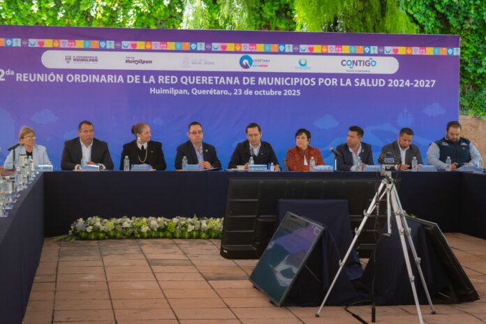 Red Queretana de Municipios por la Salud celebra su segunda sesión en Huimilpan