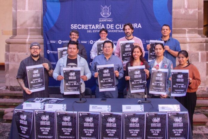 SECULT impulsa la economía creativa con la Feria Gráfica Queretana en el CEART