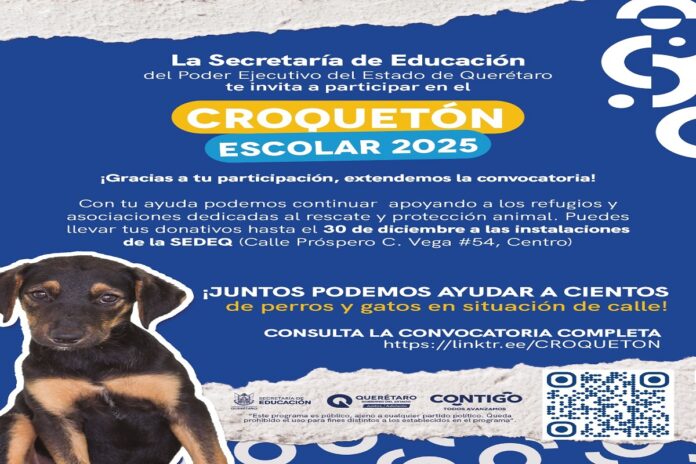 SEDEQ extiende el Croquetón Escolar 2025 e invita a participar a toda la ciudadanía