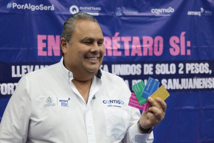 Tarifa Unidos arranca el 25 de octubre en San Juan del Río; el costo será de dos pesos para beneficiarios
