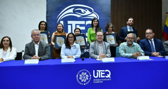 UTEQ entrega Certificaciones de Ecoeficiencia Hídrica a escuelas de Querétaro